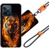 DESSEN Cover per Oppo Realme C31, Custodia Morbida in Silicone TPU/PC e