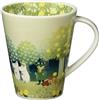 Yamaka Shoten Tazza Yamaka Shoten Moomin Luonto Large 500 ml Hill Green Made in Japan MM320...