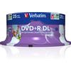 Verbatim - Scatola 25 DVD+R Dual Layer - serigrafato Spindle - 43667 - 8,5GB