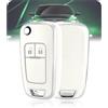 LELNOOS Cover Chiave Auto, Silicone Custodia Chiave Protettiva Copri Chiavi per Opel Vauxhall Corsa D E Adam Astra J Mokka X Insignia Zafira C Tourer Meriva B Cascada Chevrolet Cruze, 2 Tasti