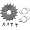 Trkimal Pignone Catena Anteriore Per 50 cc, 70 cc, 90 cc, 110 cc, 125 cc, Dirt Pit Bike, Mini Bike, TaoTao, Roketa, Coolster, Sunl, Lifan, Loncin, ATV, Quad, 4 ruote, ciclomotori (420-17T, 20mm)
