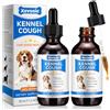 Feeliville Kennel Cough for Dogs, 2 gocce liquide Remedy, Kennel Cough Treatment for Dogs, trattamento tosse per cani per tutte le razze e dimensioni