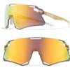 ROCKBROS Occhiali da Ciclismo Polarizzati, Occhiali da Sole Bici Sportivi Uomo, con Montatura TR90, Antivento, per Sport All'Aperto MTB Pesca Corsa Unisex