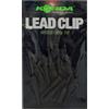 Korda clip piombo korda safe zona clip piombi erba - sacchetti di 10