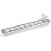 Gefom Blocco 8 prese + cavo interno 3G1 1M40 design piatto argento