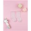 Prénatal Calze bimba cuori rosa