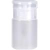 ZJchao Flacone Dispenser Pompa 60ml, Strumento Per Nail Art Con Detergente Per Smalto Per Unghie, Contenitore Per Liquidi In Plastica A 2 Colori Con Tappo Superiore, Contenitori Vuoti Viaggio(Bianca)