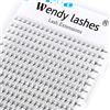 WENDY LASHES 6D Volume Russo Extension Ciglia Volume Russo 0.07mm C Curl 9-16mm Mista Lunghezza Ciglia Premade Volume Lashes Ciglia Finte Ciuffetti Volume Russo(320PCS-6D-0.07-C-9-16)