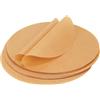 Dinhauyon 150 Fogli Carta Forno Tonda Ø30cm Prova Olio, Pergamena Rotondi Pretagliata con Rivestimento Antiaderente, Carta Fodera Friggitrice Aria Monouso per Fornetto Pizza, Hamburger, Tortilla (Marrone)