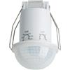 SEBSON Sensore Movimento Esterno da Incasso - Rilevatore di Movimento IP54 - Foro di Montaggio a Soffitto Ø45-48mm - Sensore PIR programmabile 3 fili
