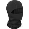 DANISH ENDURANCE Passamontagna Moto Invernale 100% Lana Merino, Ski Mask Funzionale, Unisex, Nero, L/XL