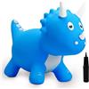 U&C Planet Animal Bouncing Hopper per bambini di età compresa tra 1 e 6 anni, cavalcabile con pompa inclusa, cavallino saltellante, cavallino saltellante, giocattoli morbidi da equitazione