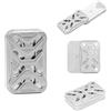 7JI Metal Fidget Slide Toy,Slider Magnetico in Metallo,Metallo Fidget Toy Anti-Stress per Adulti,Giocattoli Sensoriali per Autismo ADHD,Giocattoli da Banco per Il Calo dello Stress D'ansia