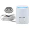 VeTe Markt Attuatore termico per riscaldamento a pavimento, attuatore termico 230 V NC, per distributori di circuito di riscaldamento in ottone RDZ