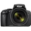 Nikon Macchina fotografica compatta Coolpix P900 - Nero + Nikon Nikkor 83x Wide zoom ED 4.3-357mm f/2.8-6.5 VR f/2.8-6.5 - refurbished