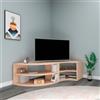 LBSIGN Mobile TV Ad Angolo Design Onda Con Ripiani Melissa Beige