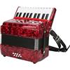 Gaeirt Fisarmonica piano accordion for adults Piano forte a fisarmonica 8 Bass 22 strumento fisarmonica chiave con cinghia Fisarmonica fisarmonica a bottoni per adulti Akordeony klawiszowe