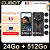 Cubot Kingkong 9 robusto Smartphone-24Go + 512go-10600mAh (33W)-100MP-Doppio schermo "+ 1,32" - NFC GPS Dual SIM 4G - Black