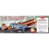 Guillows Guillow's Aereo Balsa P-40 Warhawk tagliato al laser Scala 1:16