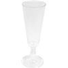 Due Esse Christmas Flute Plastica 6pz Trasparenti