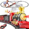 Hot Bee Telecomando Trenino Albero Di Natale, Trenino Elettrico Per Bambini con pista di lusso Zug spilzeug Set Remote Control