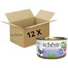 SCHESIR Offerta multipack Schesir cat complements tonnetto con cernia in jelly 70gr x 12 pz