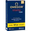 Omegor Vitality 1000 Integratore Omega3 EPA DHA 30 Capsule Molli