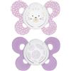 Chicco Succhietto Chicco Physio Comfort Silicone 2pz Rosa Lilla 6-16m