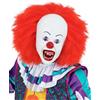Smiffys IT The Movie, maschera Pennywise, Testa completa, lattice