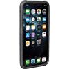TOPEAK - Custodia RideCare per iPhone 11, unisex, per adulti, colore: Nero/Grigio