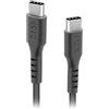SBS Cavo USB-C - USB-C antigroviglio per ricarica e trasferimento dati, lunghezza 1.5 metri, per smartphone Samsung, Xiaomi, Oppo, Huawei, pc, tablet