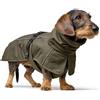 Hunter Cappotto per Bassotti Nordby Verde Oliva, 33-cm
