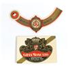 PRL) GRAN MOSCATO GENUINO CLASSICO S. MARIA DELLA VERSA ETICHETTA VINO LABEL VIN