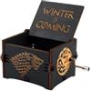 Cuzit Game of Thrones - Carillon a Tema di Film in Legno inciso, con manovella, Giocattolo Musicale per l'inverno, Ottimo Regalo per i Fan di Got, Marito, Amico, papà, Padre, Uomo