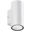 SOVIL Applique LED 6W da esterno in alluminio bianco luce naturale 4000K IP65 Sovil SINO 99195/02 [21021000]