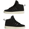 adidas Scarpe Sneakers Ragazzi Donna Adidas Rapid Court Mid J Winter Nero Bianco
