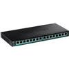 Trendnet TPE-TG161H switch di rete Supporto Power over Ethernet PoE Nero (16-POR