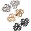 WANDIC Fermagli Per Mantello, 3 Paia Di Fermagli Per Mantella Con 3 Fiori A Spirale Fermaglio Per Cardigan Con Ganci E Occhielli Da Cucire