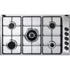 De Longhi PRONTA CONSEGNA - SPEDIZIONE IMMEDIATA Piano Cottura da Incasso a Gas 90 cm 5 Fuochi Comandi Laterali Acciaio Inox Griglie Smaltate Family De Longhi FLA 59 DD