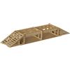 Percorso a ostacoli per cingolati RC in legno Versatile assi spesse 3,7 mm