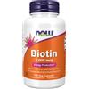 Now Foods Biotina 5000 mcg 120 capsule vegetali