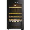 Haier, Cantina Vino HWS34GGH1, Wine Bank 50 Serie 3, 34 bottiglie, 37 dB, Connessa, Vetro Anti-UV, Monozona, Nero, AxLxP 85x47,5x45,6 cm [Classe di efficienza energetica G]