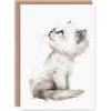 Artery8 Cute Fluffy Ragdoll Kitten Baby Cat Lover For Her Woman Birthday Card