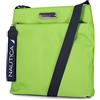 Nautica Diver Nylon Piccolo Donna Crossbody Borsa Portafoglio con Tracolla Regolabile, Lime, Einheitsgröße