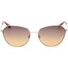 GUESS Women GU0014832F60 Sunglass, Occhiali Donna, Oro Pallido Lucido, 60