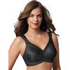 Playtex 18 Hour - Reggiseno senza ferretto, con spalline Comfort Nero 100FF