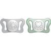 CHICCO Succhietto Chicco Physio Forma Micrò Glow Silicone 2 pz 0-2 m
