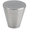 DESIGN-MAT BHA25067 - Pulsante conico Ø 20 x 27 mm, in acciaio inox spazzolato, DMK005.in.20.5