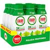 Fairy Detersivo Lavastoviglie Gel Liquido, 360 Lavaggi, Confezione da 12 Bottiglie, Platinum Brezza Marina, Dona Extra Brillantezza Alla Lavastoviglie, Combina Pulizia Brillantezza E Freschezza