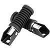Nikou Grip Pedane in gomma, Moto Pedane posteriore piastra di copertura Grip Pedana Pad in gomma Compatibile con la Su-zu-ki 125cc GN 125